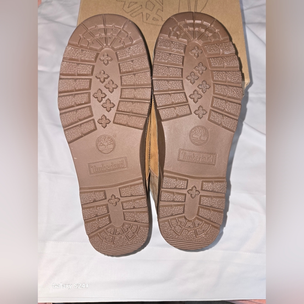 💥TIMBERLAND BOOTS SIZE 6Y/8W MULTI TAN - Picture 4 of 5